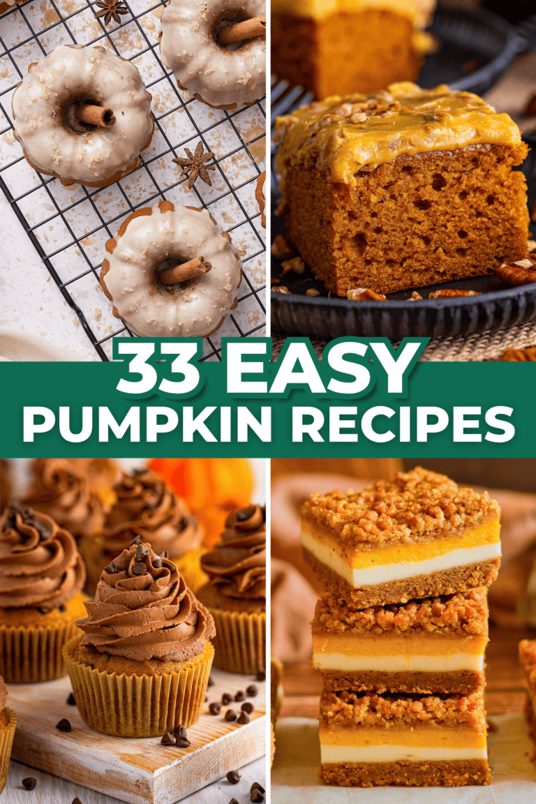 33 Easy Pumpkin Recipes (Sweet Fall Favorites)