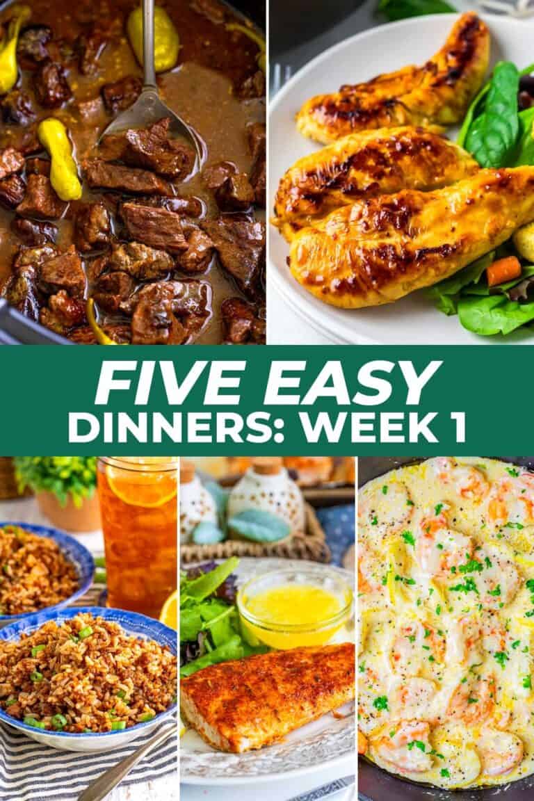 Five Easy Dinners: Week 1